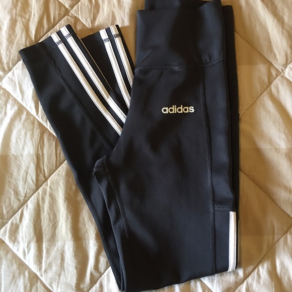 adidas Pants - Adidas Climalite 3-Stripes Leggings Size S